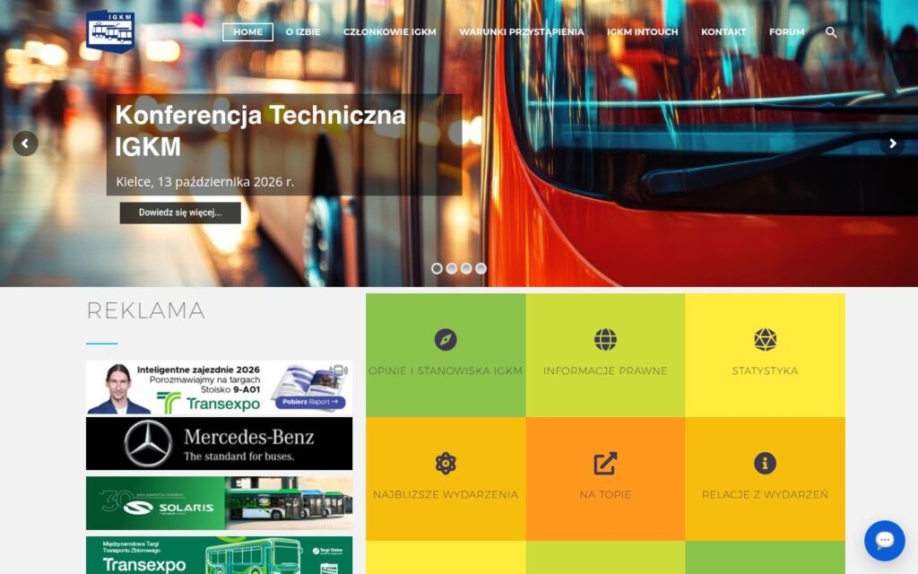 Portal Izby Gospodarczej Komunikacji Miejskiej