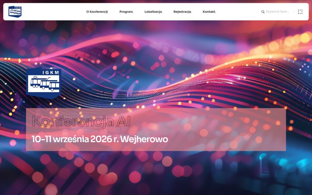 Strona Konferencji AI IGKM