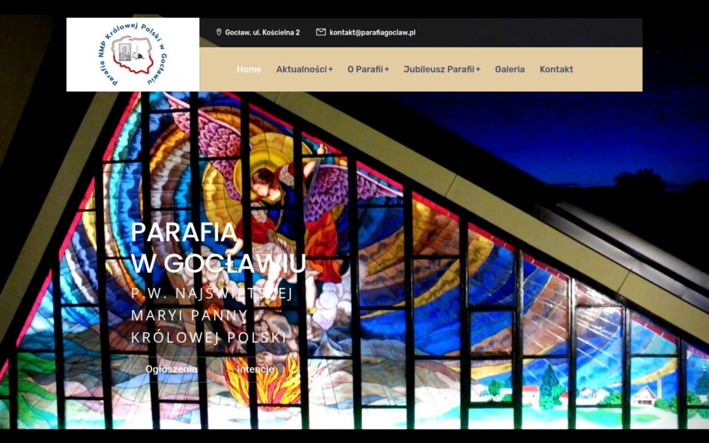 Strona Parafii NMP Królowej Polski w Gocławiu